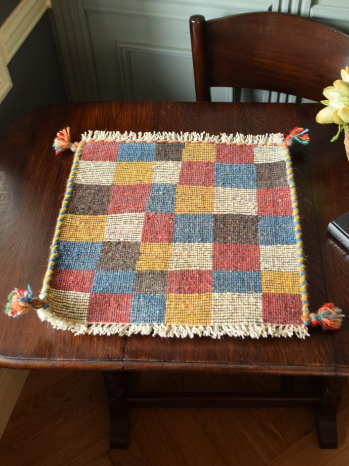 ギャッベの裏面