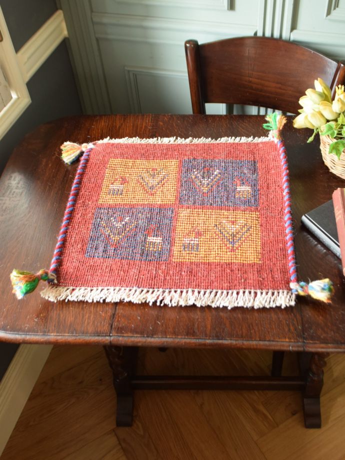 ギャッベの裏面