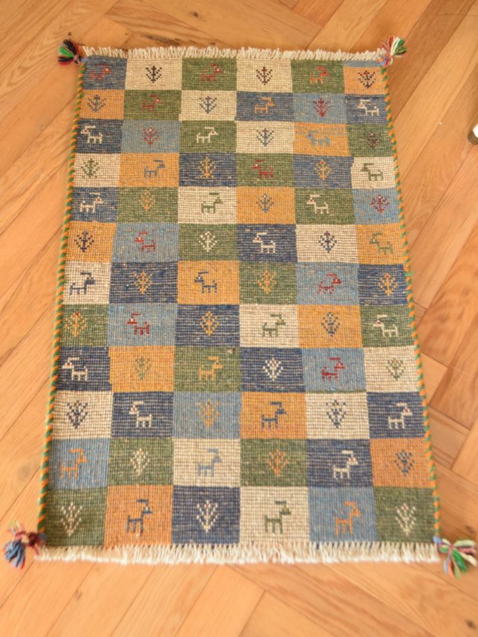 ギャッベの裏面