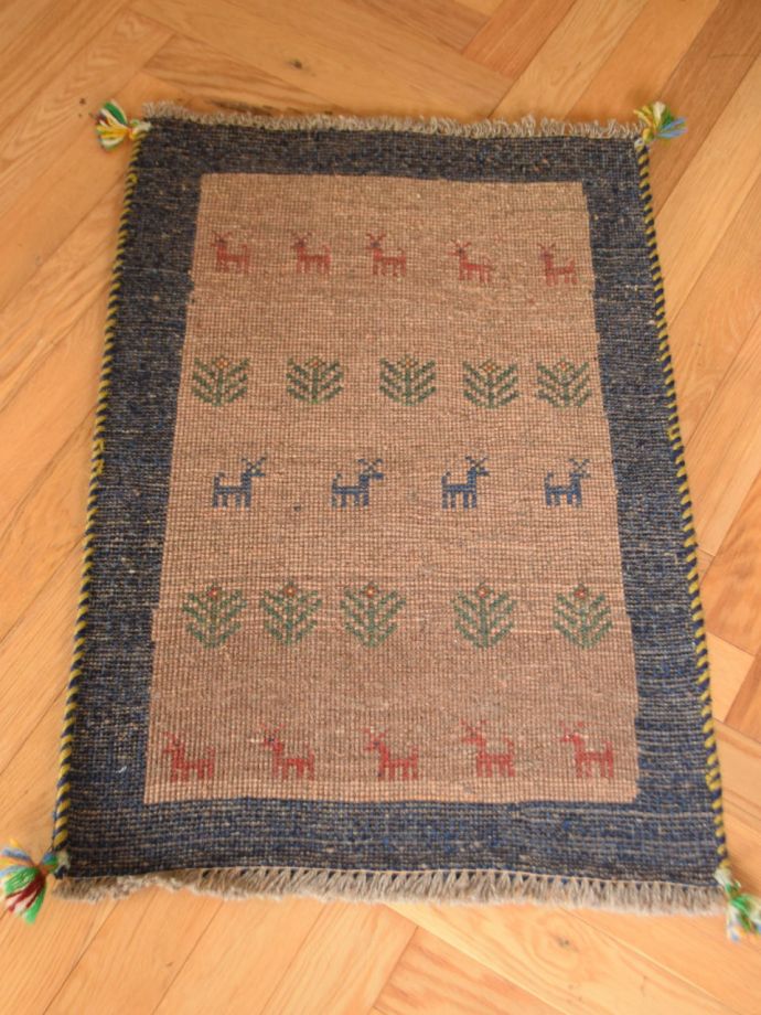 ギャッベの裏面