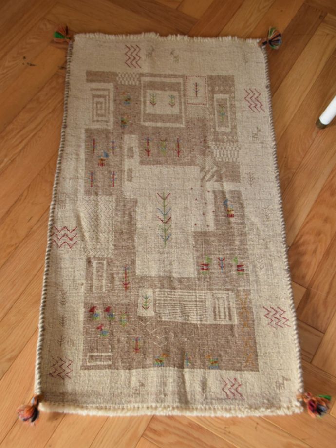 ギャッベの裏面