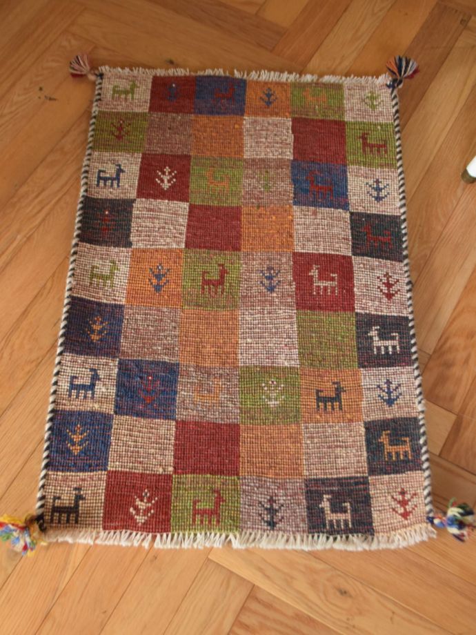 ギャッベの裏面