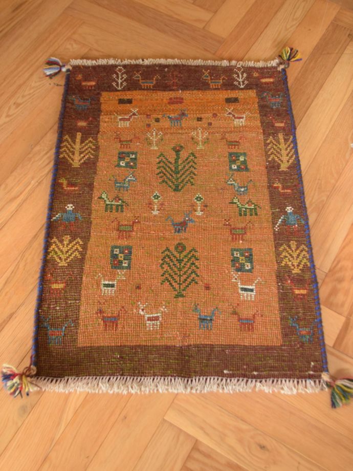 ギャッベの裏面