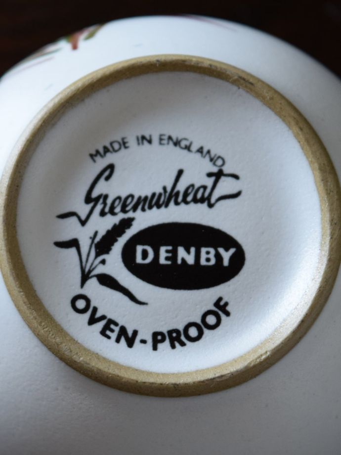 デンビー社のバックスタンプ