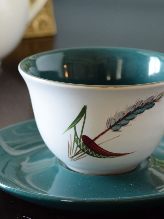 デンビーのビンテージカップ&ソーサー