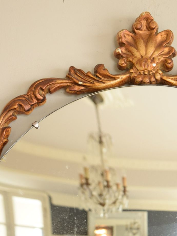 アンティークのおしゃれなミラー