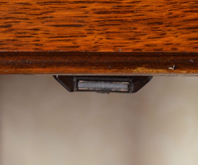 アンティークのキャビネット　アンティーク家具　英国スタイルのアンティーク家具、和室にもオススメのショーケース（ガラスキャビネット）。マグネットが付いているので開け閉めはスムーズです。(m-517-f)