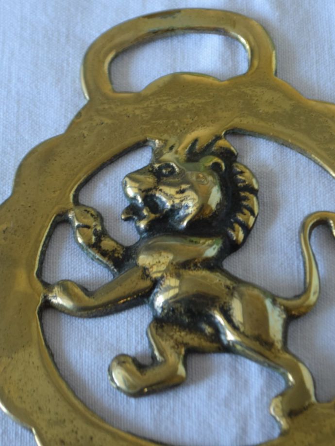 アンティークの真鍮ホースブレス