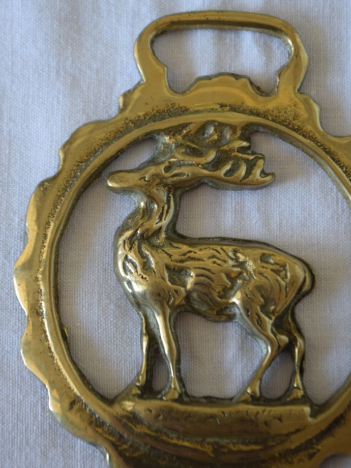 アンティークの真鍮ホースブラス