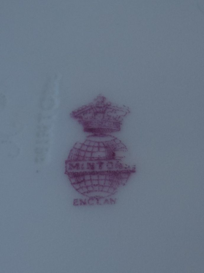 ミントンのバックスタンプ