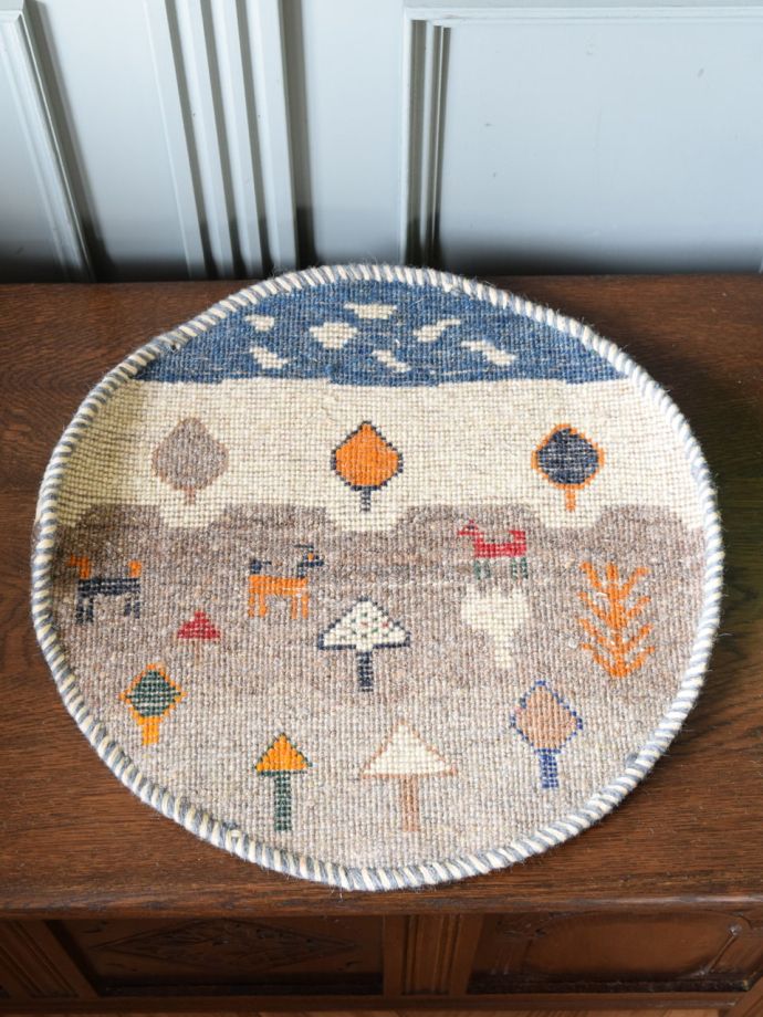 ギャッベの裏面