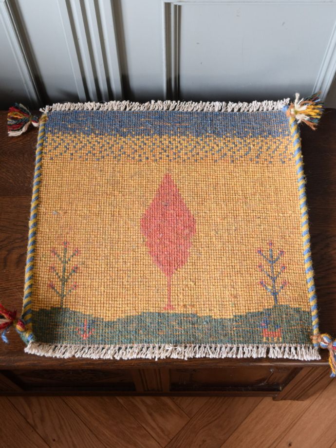 ギャッベの裏面