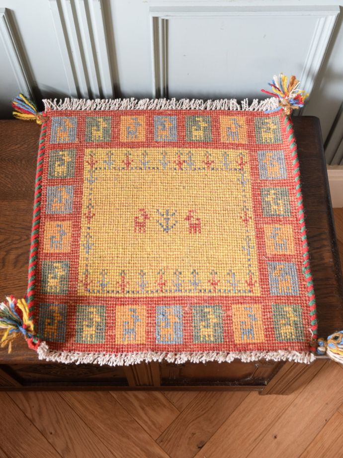 ギャッベの裏面