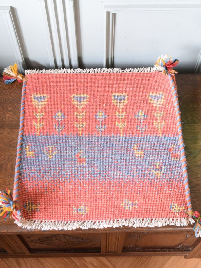 ギャッベの裏面