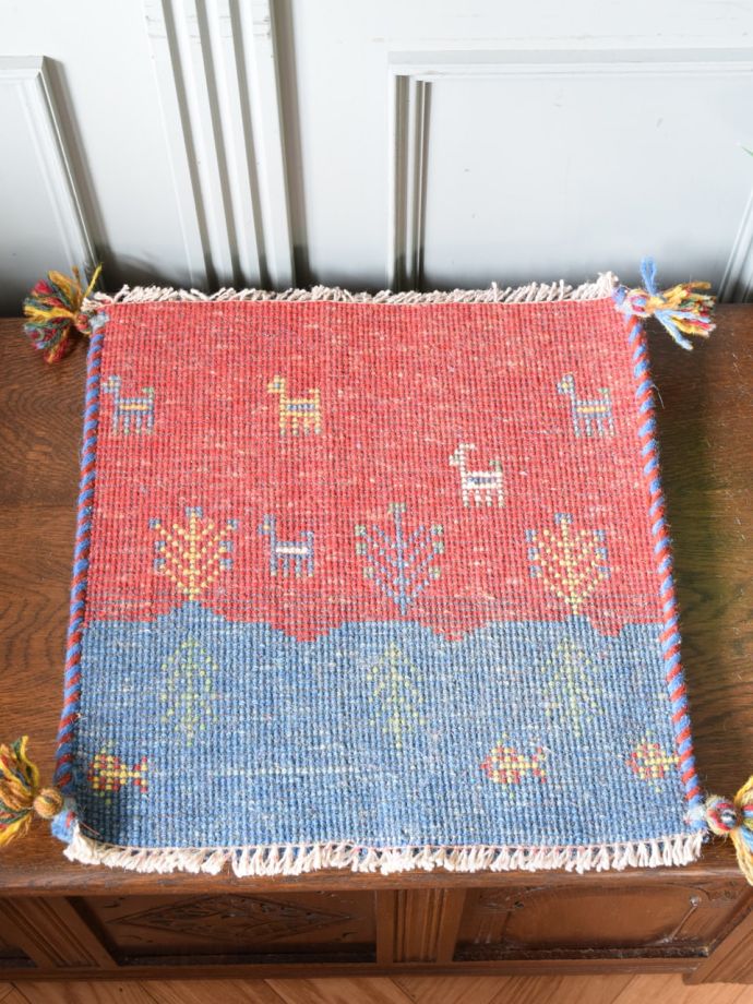 ギャッベの裏面