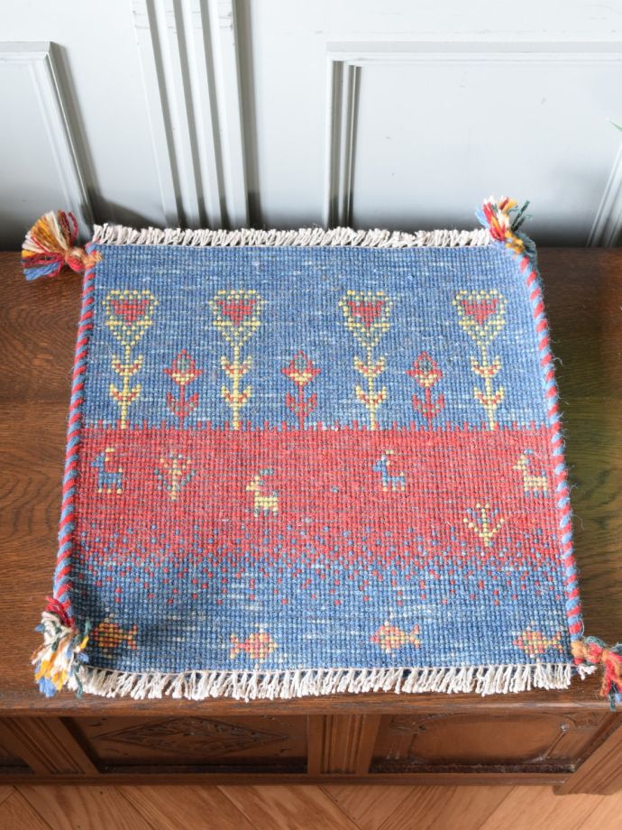 ギャッベの裏面