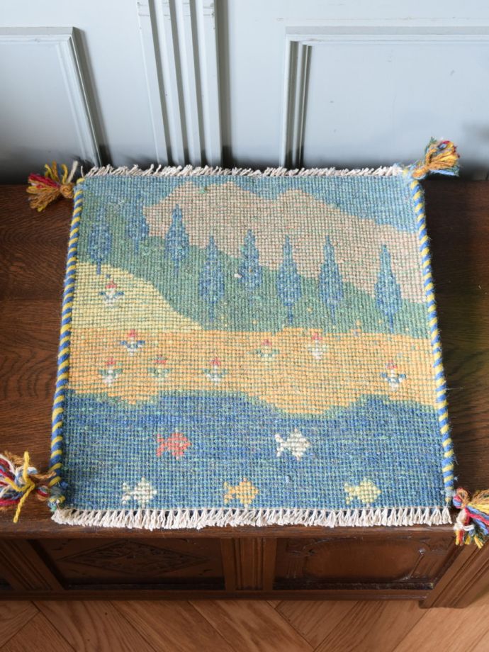 ギャッベの裏面