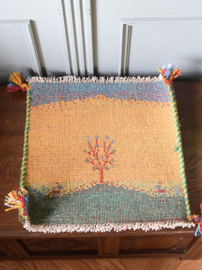 ギャッベの裏面