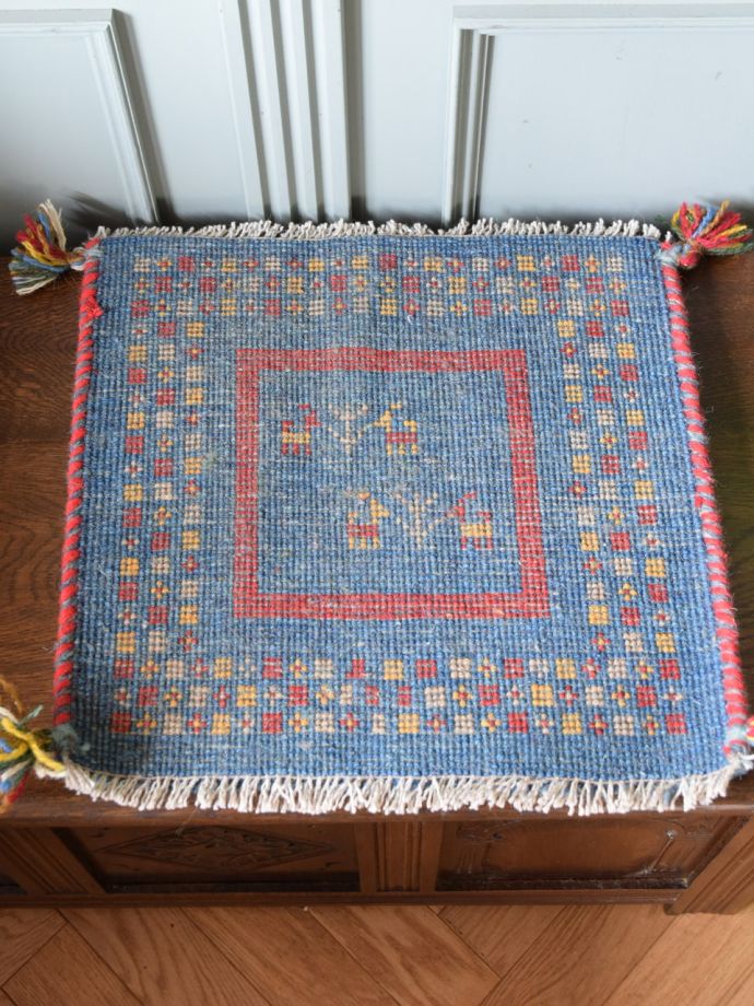 ギャッベの裏面