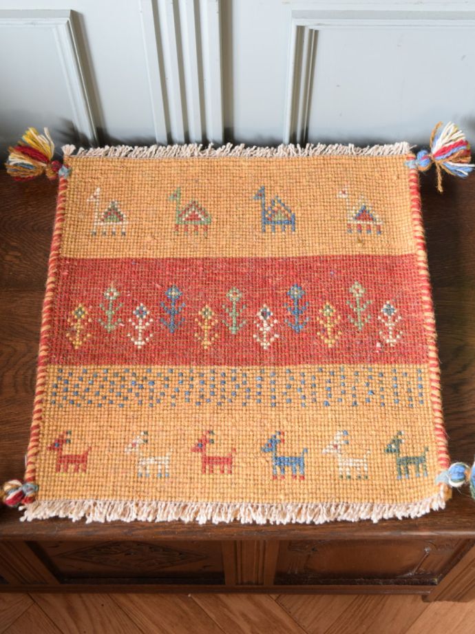 ギャッベの裏面