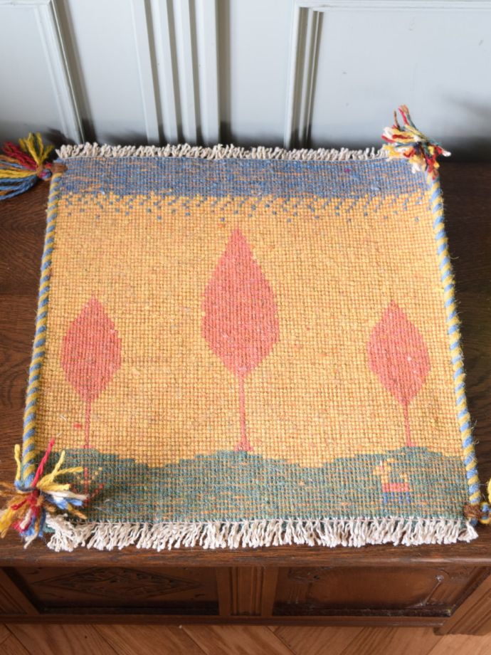 ギャッベの裏面