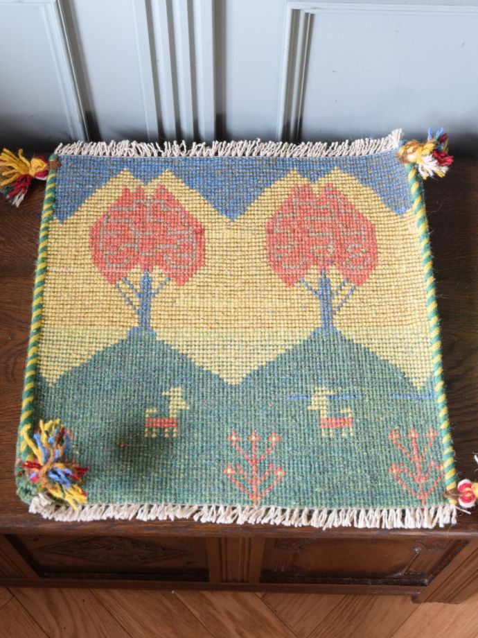 ギャッベの裏面