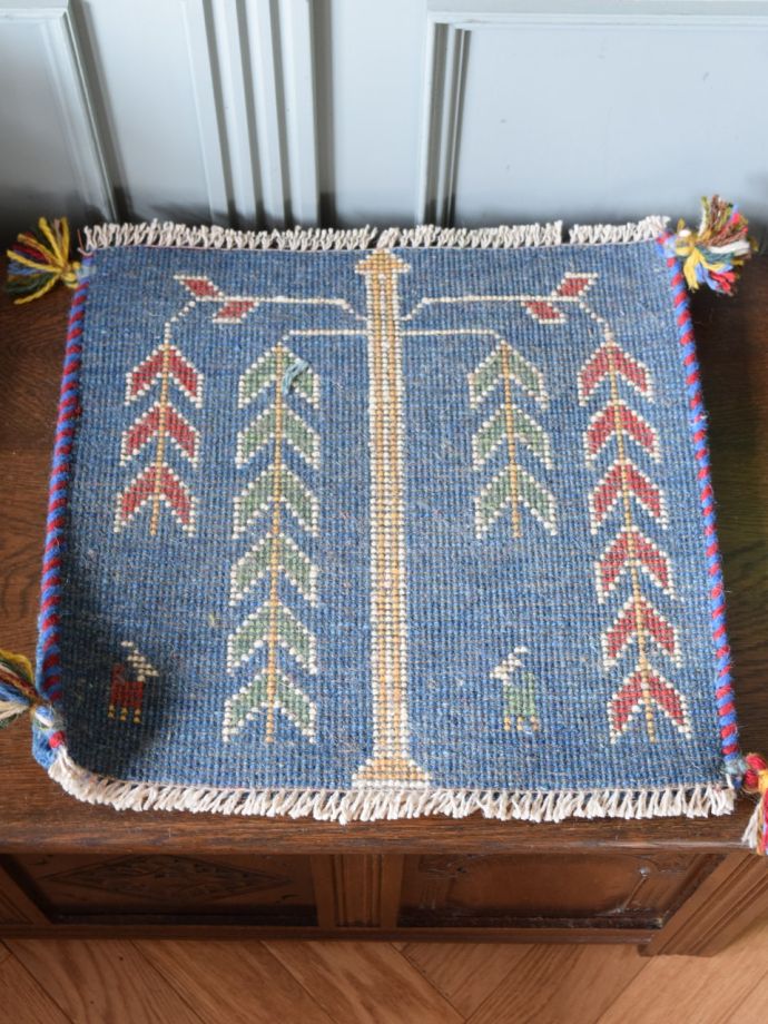 ギャッベの裏面