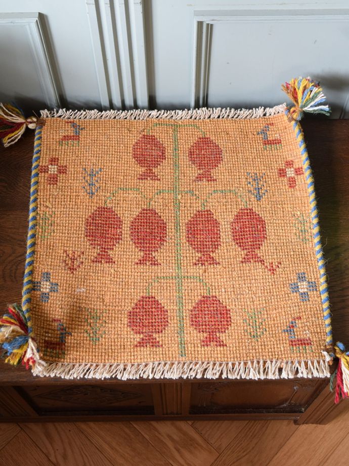 ギャッベの裏面