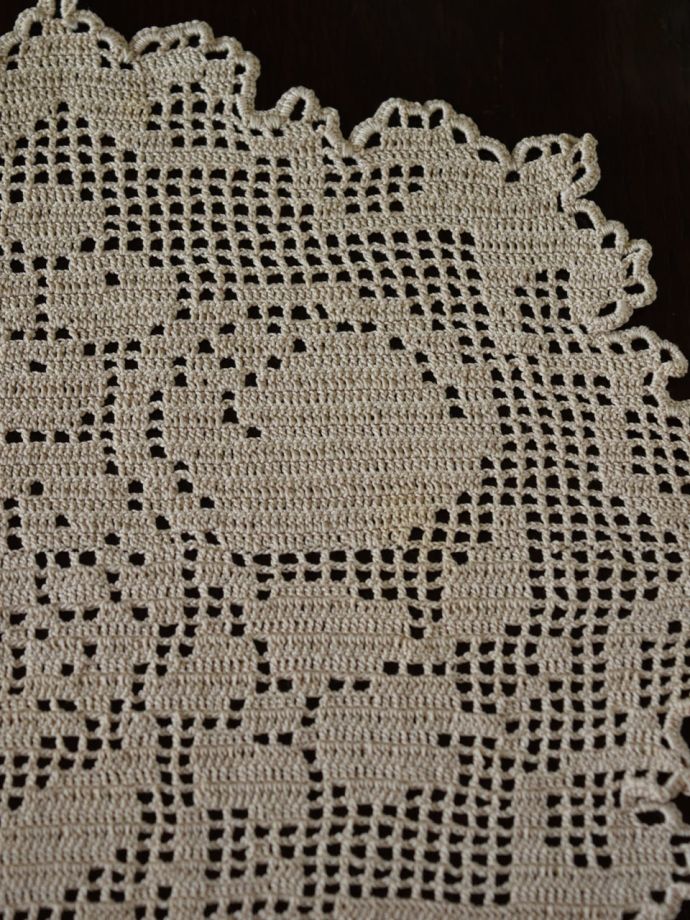 アンティークのドイリー