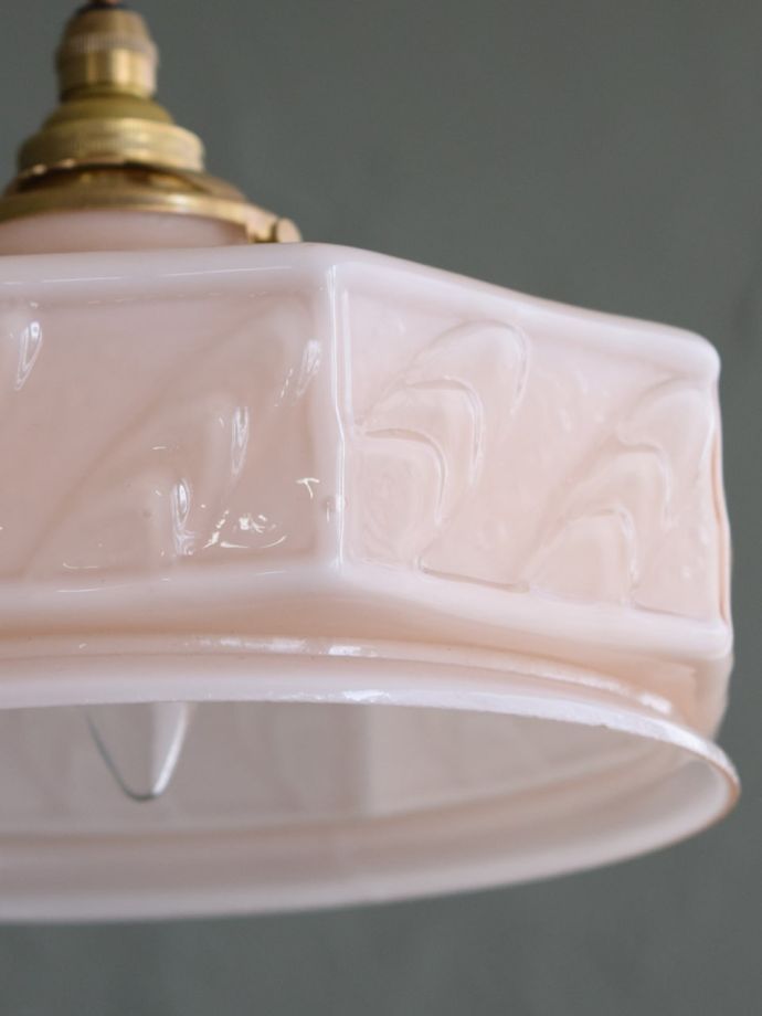 アンティークガラスのシェード