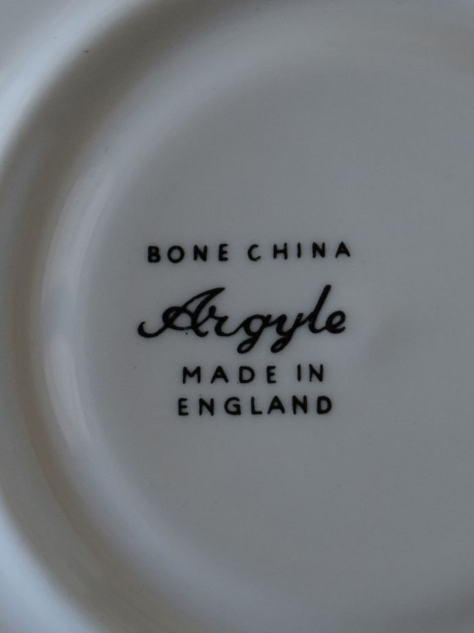 Argyleのバックスタンプ