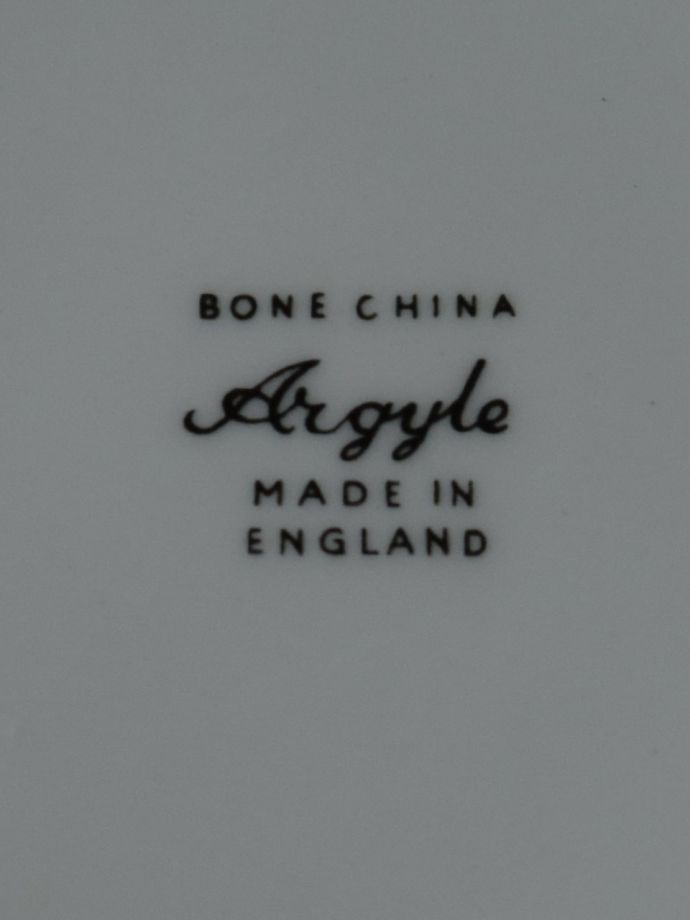 Argyleのバックスタンプ
