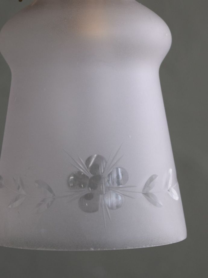 アンティークガラスのランプシェード