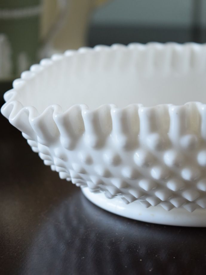 アンティークガラスの器