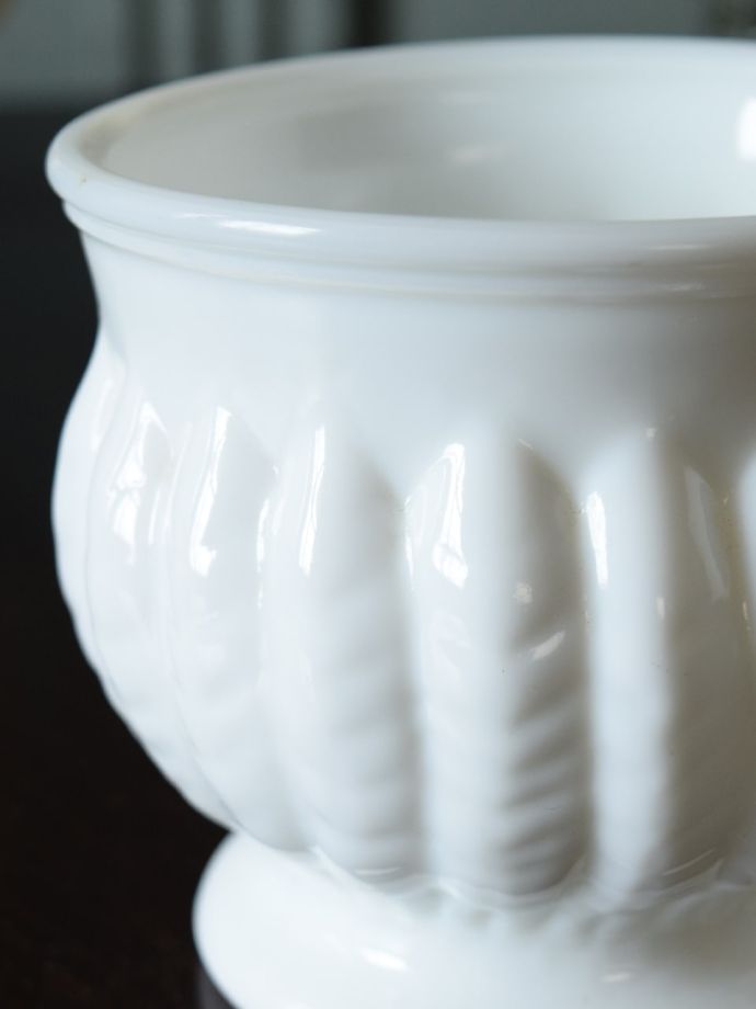 アンティークガラスの花器