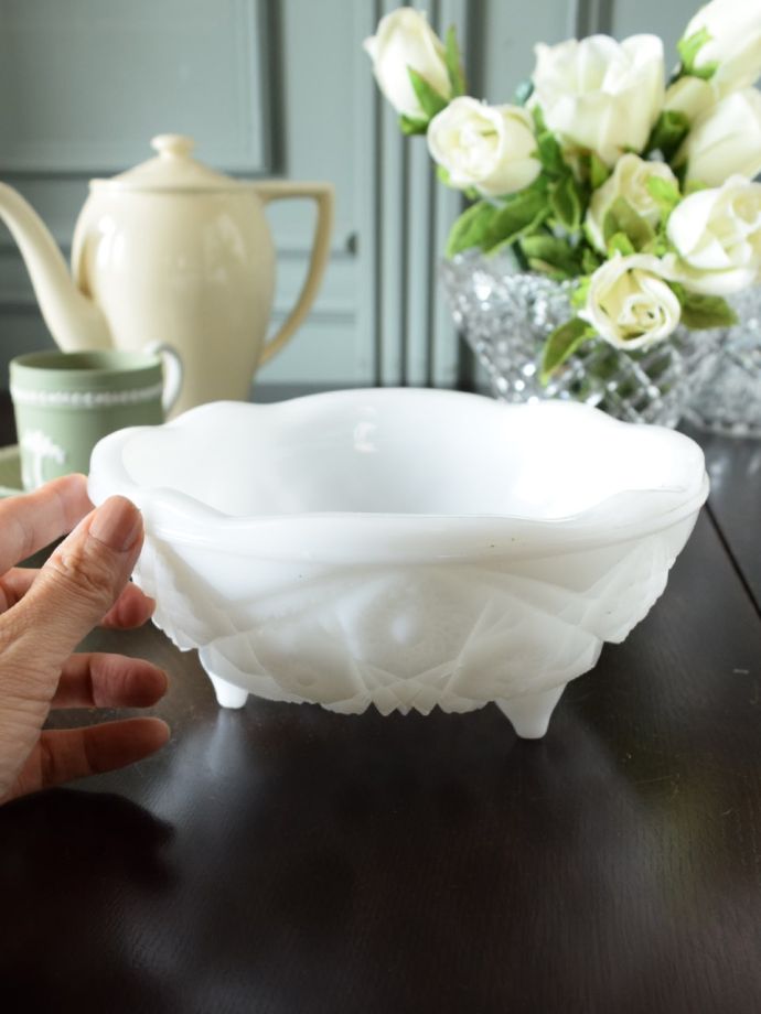 アンティークのガラス食器