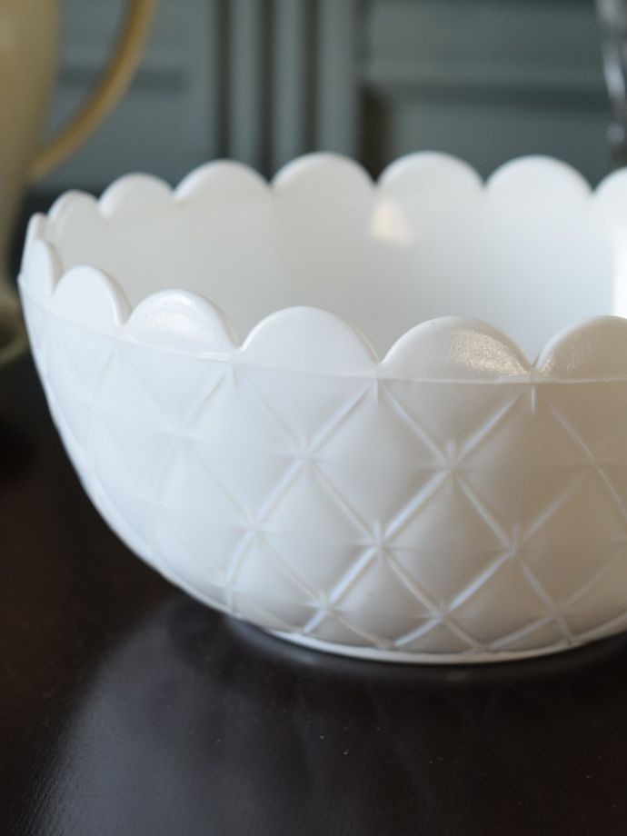 アンティークガラスのボウル