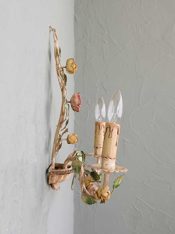 壁付けシャンデリアの側面