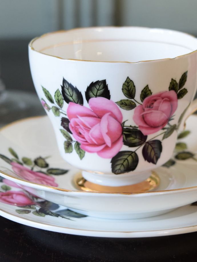 LUBERN BONE CHINAのカップ＆ソーサー(トリオ)