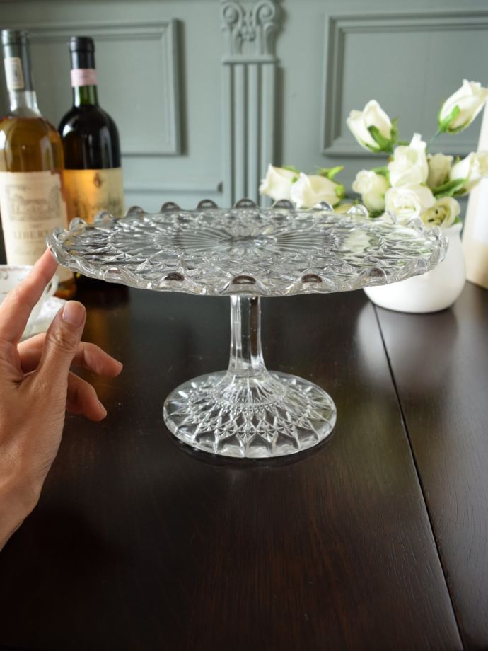 アンティークのケーキスタンドの大きさ