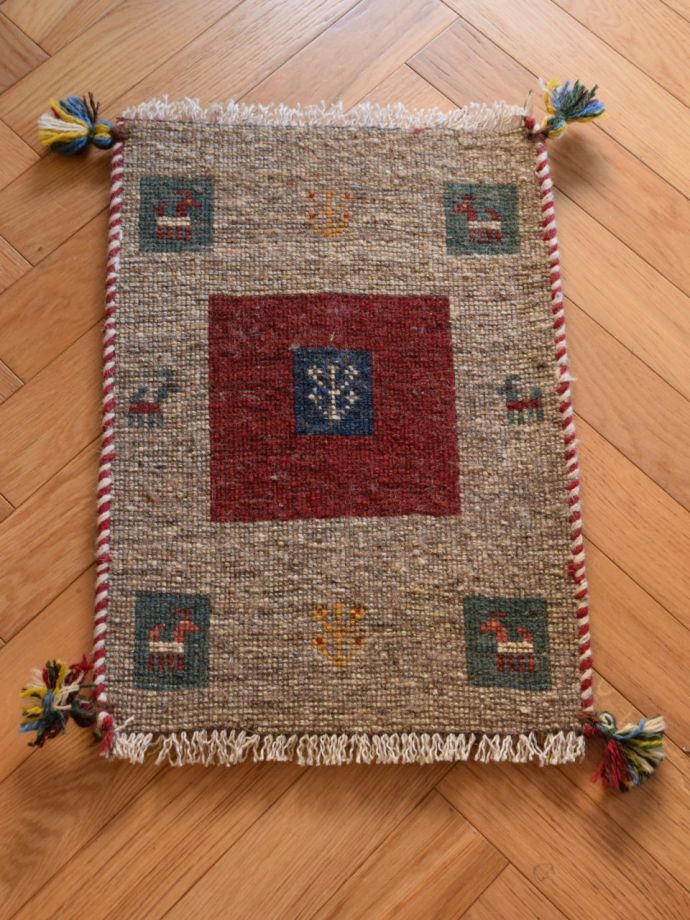 ギャッベの裏面