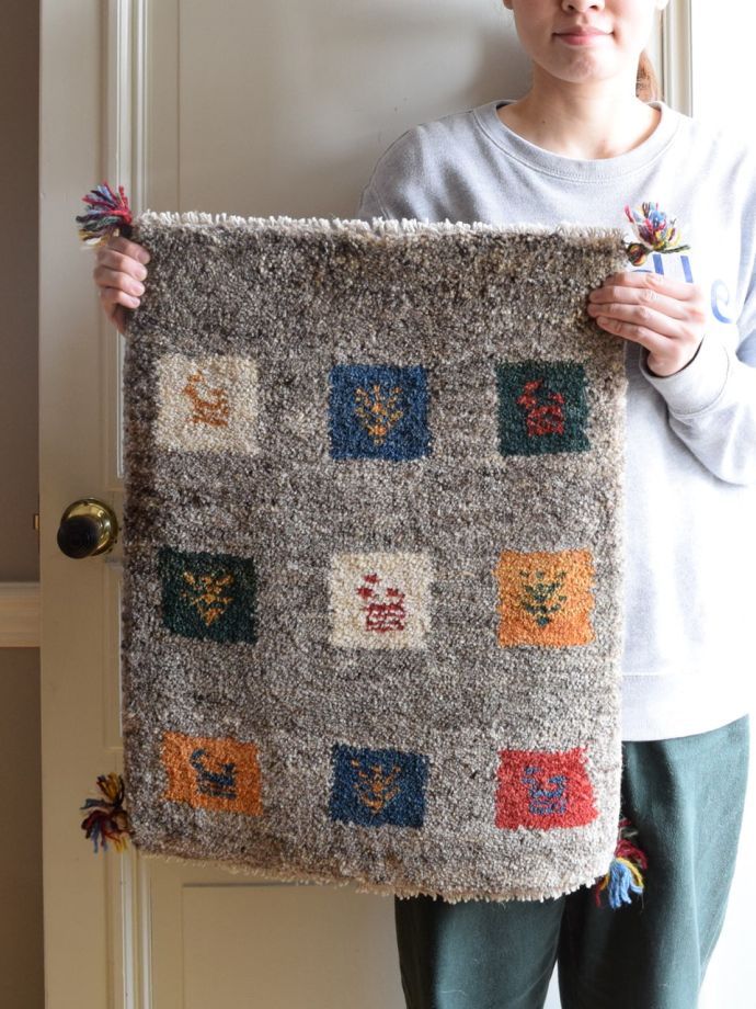 ギャッベの大きさ