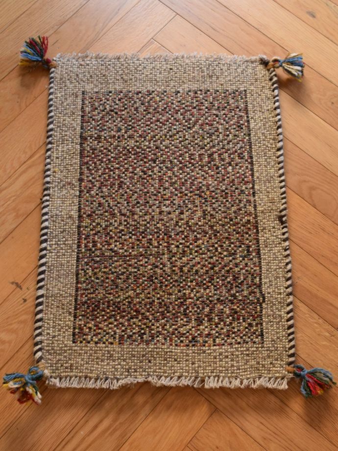 ギャッベの裏面