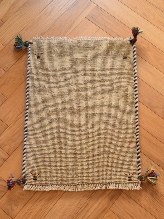 ギャッベの裏面