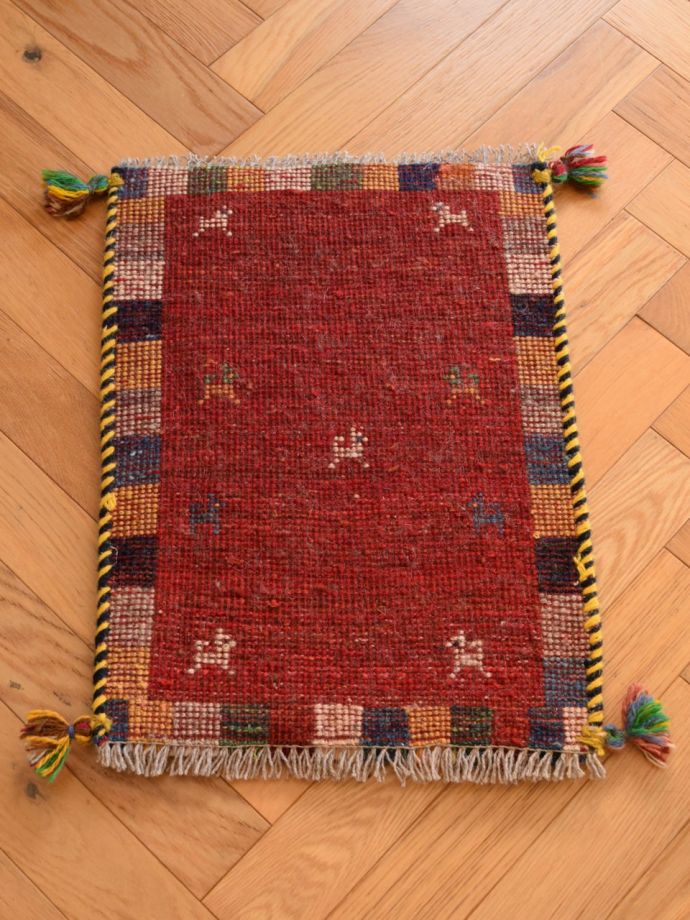 ギャッベの裏面