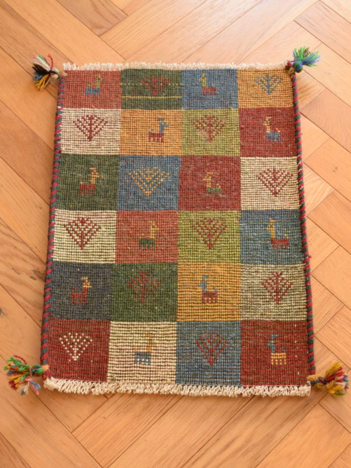 ギャッベの裏面