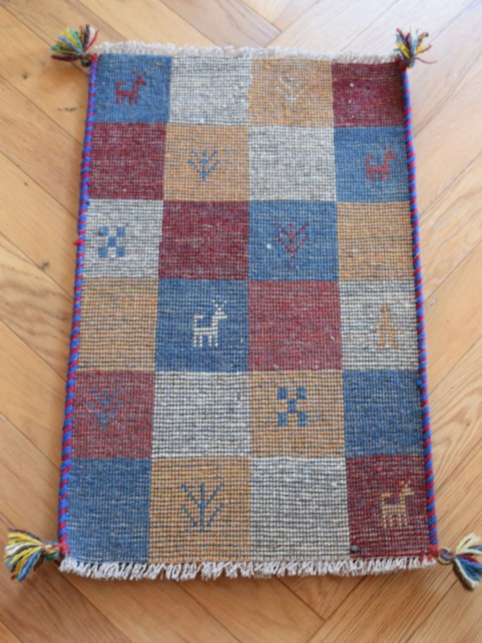 ギャッベの裏面