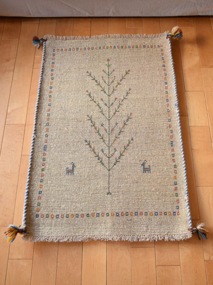 ギャッベの裏面