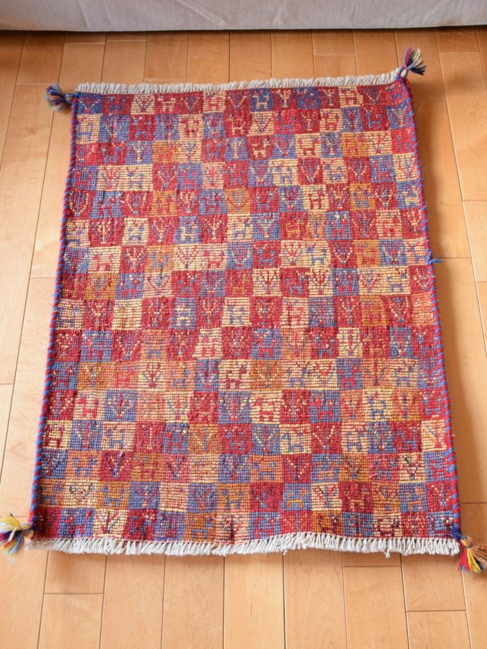 ギャッベの裏面