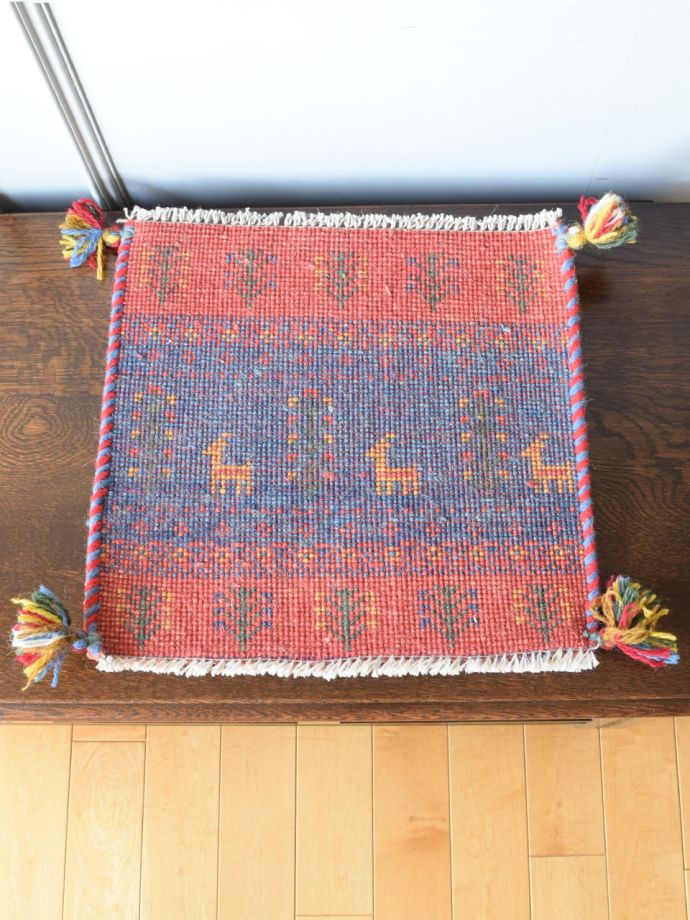 ギャッベの裏面